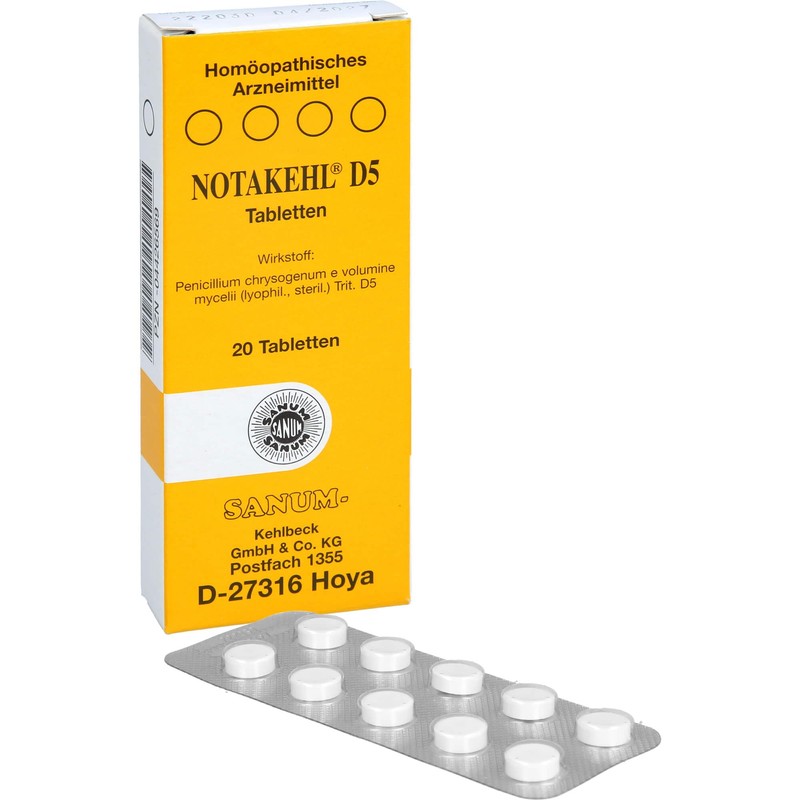 Sanum Kehlbeck D5 Tablets Pack of 20 Tablets