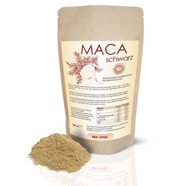 Black Maca Root Powder Extrudate (Extract) Gelled 1000 g Powder Vegan Original Junin Peru Easy to Digest