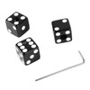 3PCS Guitar Volume Control Knobs Dice Shape Speed Control Knobs