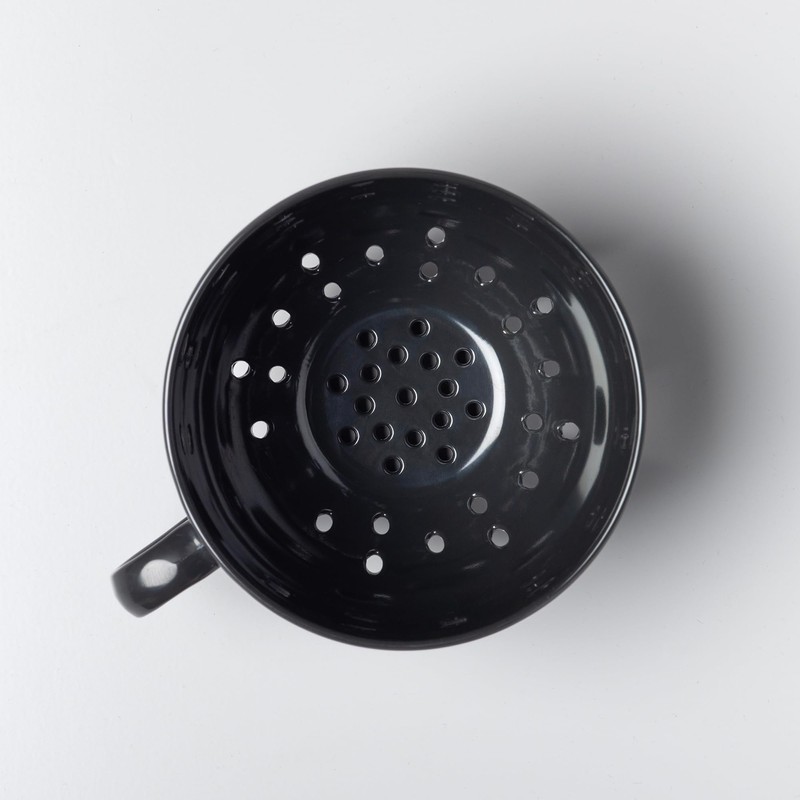 Zeal G300T Colander, Melamine, Dark Grey