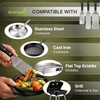 Stainless Steel Spatula Set - Heavy Duty Spatula and Scraper