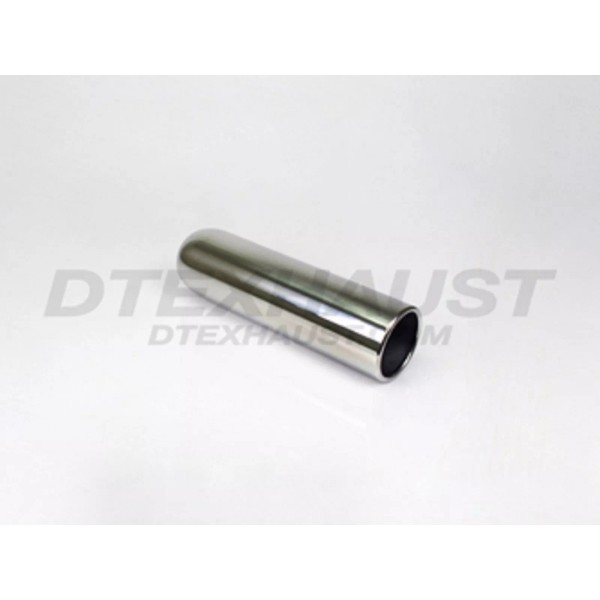 DIFFERENT TRENDS DT-243012PL EXHAUST STAINLESS ROLL PENCIL TIP 2.25" INLET