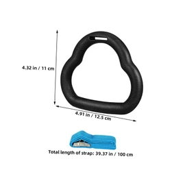 Kisangel Gymnastics Rings with Adjustable Straps Sturdy Indoor Pull Up Rings for Strength Training Multifunctional Exercise Equipment for Active Boys and Promotes Fitness and Healthy