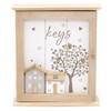 Shabby Chic Wooden Wall Mounted Key Box | Key Cabinet
