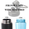 2Pcs Water Bottle Lid Replacement for Contigo wide mouth bottle,