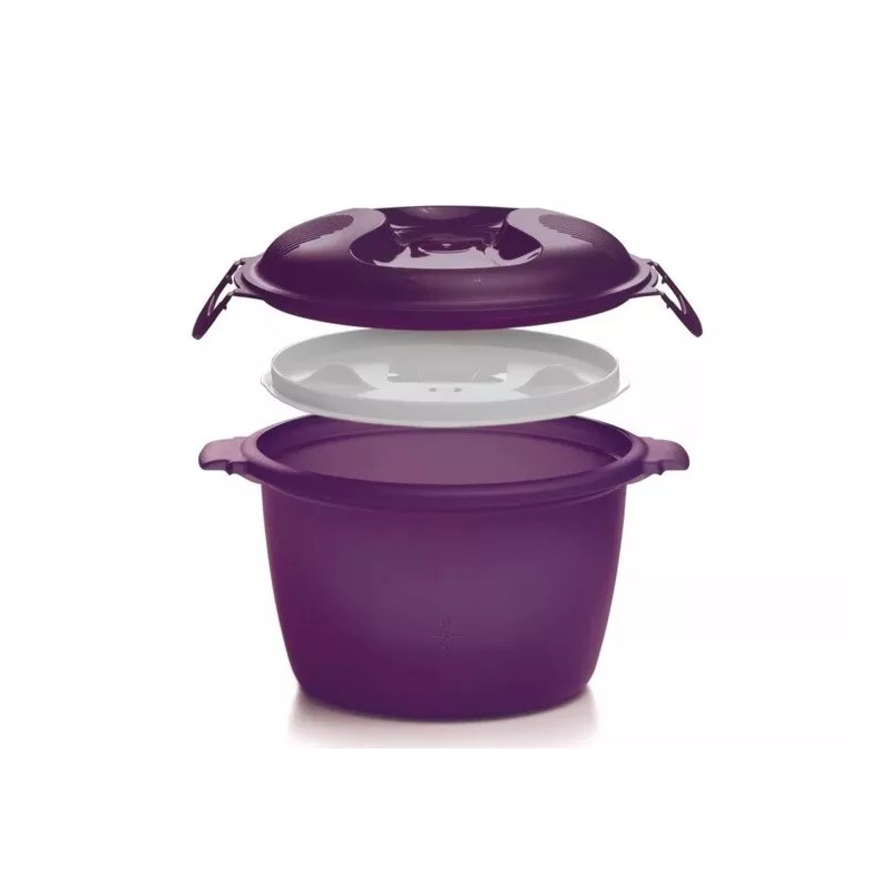Tupperware Microwave Rice Cooker Purple Large 3L or 12 cup