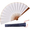 HONSHEN Folding Fan,Bamboo Xuan Paper Fans/Traditional Chinese Arts Folding Fan