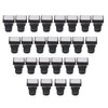 25 Pcs Industrial Push Button Switch Self Locking Push Button