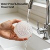Clear Silicone Flower Stem Holder for Vases, Spiral Floral Arranger