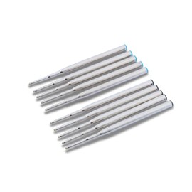 Ballpoint Pen Refills Compatible with Montblanc Ballpoint Pens. Refills in Black Gel Ink with a 0.5mm Tip Compatible with Montblanc Biros – 5 x Black Gel Ink Ballpen Refills (Blue)