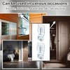 Blulu 4 Pcs Sliding Closet Door Roller Kit Wardrobe Wheels