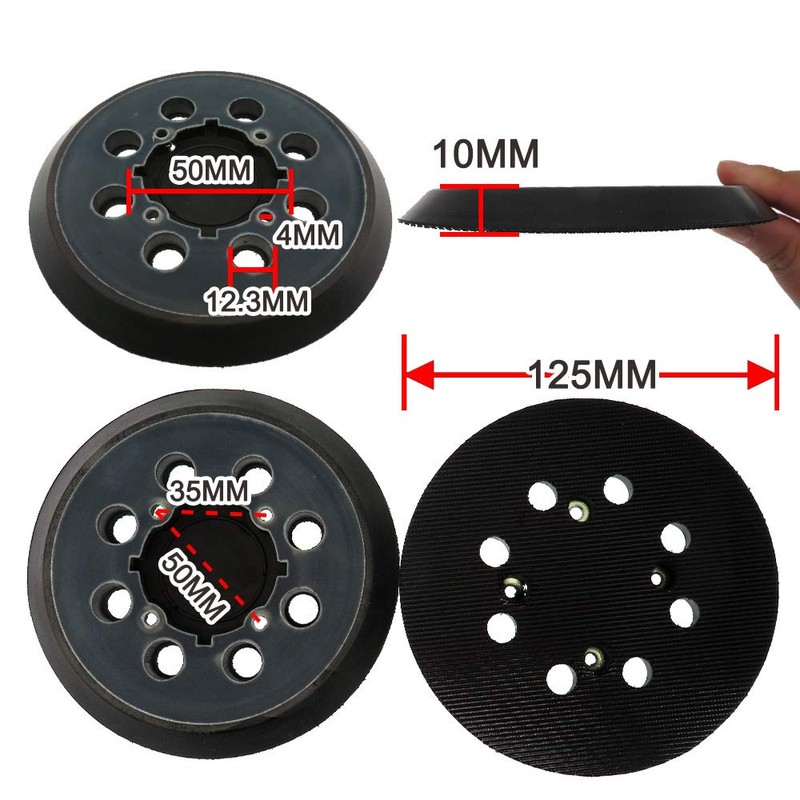 5 Inch Hook and Loop Sander Backing Pad for DWE6421,DWE6423,