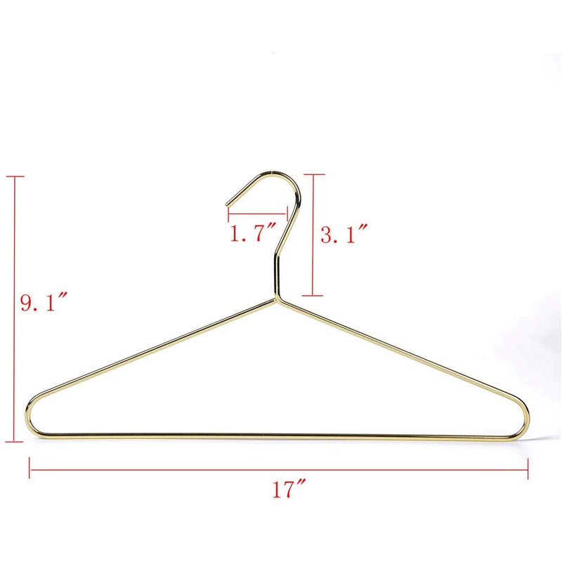 Quality Gold Modern Extra Heavy Duty Metal Hangers – Clothing