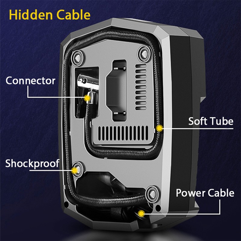 Digital Tire Inflator 12V DC Portable Air Compressor Pump 19