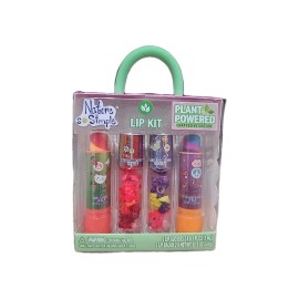 Simple Nature So Simple, 4 Pack, Floral Lip Glosses Set, Made from Non-toxic Naturally