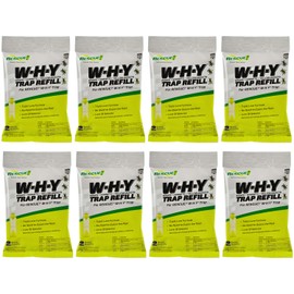 RESCUE! Non-Toxic Wasp, Hornet, Yellowjacket Trap (WHY Trap) Attractant Refill - 2 Week Refill - 8 Pack
