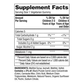 Spring Valley Kids Melatonina 120gomitas Nios 1mg Melatonin Sabor Moras - Producto Original de Alta Calidad, Entrega Rápida y Segura, Garantía Incluid
