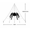 Giant Spider Web Decoration for Halloween – 16 ft Triangle