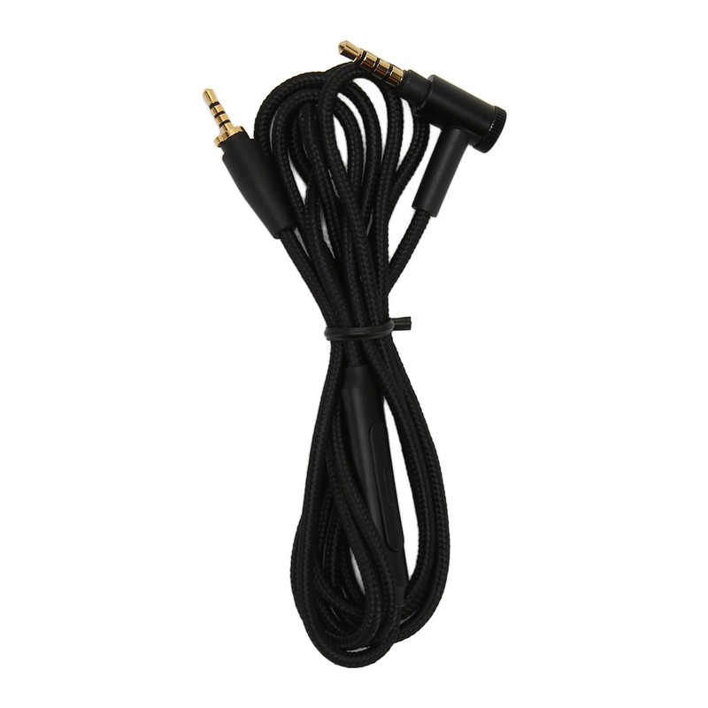 Replacement Audio Headphone Cable with Microphone for XL 90 Degree