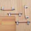 TRUSTMI Cabinet Pulls 10 Packs 4-Inch Hole Center Solid Metal