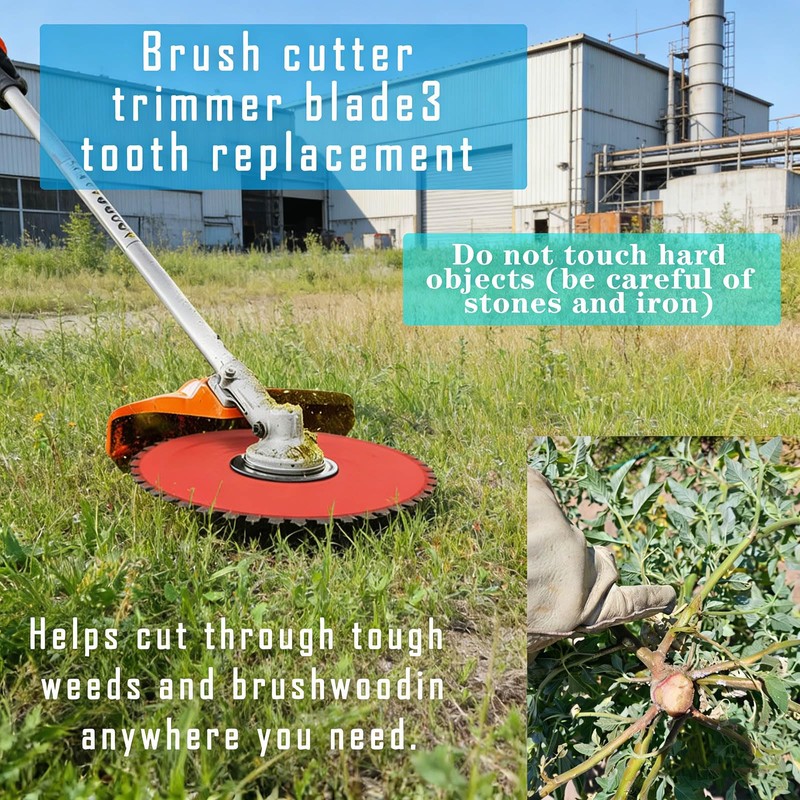 9" x36 Teeth Carbide Tipped Brush Cutter Blades,Weed Eater Blades