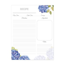 Lubudingjoy Premium Recipe Paper for 8.5" x 11" Recipe Binders, Brilliant Design Letter-Size Recipe Card Sheets 30 Count, Full Size Recipe Refill Pages for Recipe Book