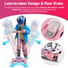 3 Wheel Scooter for Kids, Toddler Scooter with Bluetooth Music