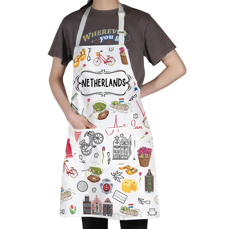 G2TUP Netherlands Apron Dutch Apron Netherlands Souvenirs Gifts Netherlands Kitchen