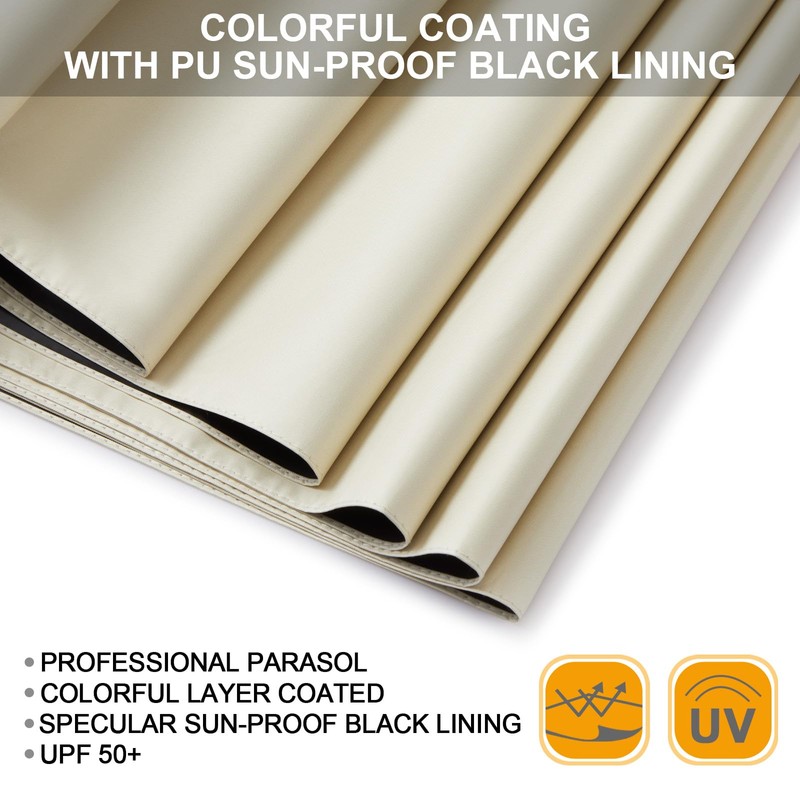 G4Free 68 Inch UV Protection Golf Umbrella Auto Open Vented