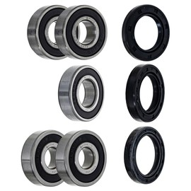 NICHE Wheel Bearing Seal Kit for Kawasaki Ninja EX500 6202-2RS 6205-2RS 6303-2RS