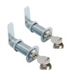 2pack Cabinet Cam Locks 54mm, Mailbox Lock with Key Different,