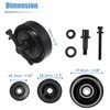 X AUTOHAUX Drive Belt Tensioner Pulley 97834-29010