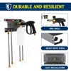 DoubleFill Pressure Washer Gun Holder, Wall Mount Foam Cannon Holder,