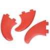 3Pcs Surfboard Fins Glass Fiber Thruster Fin Sets Surf Accessories