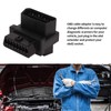 OBD Splitter Connector, Durable Portable Easy Use ABS OBD2 16