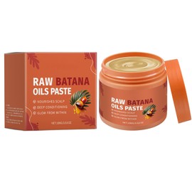 Raw Batana Oil Paste, Batana Oil for Hair Growth, Organic Batana Prevents Hair Loss Thicker Stronger Healthier Hair Shine, Men & Women
