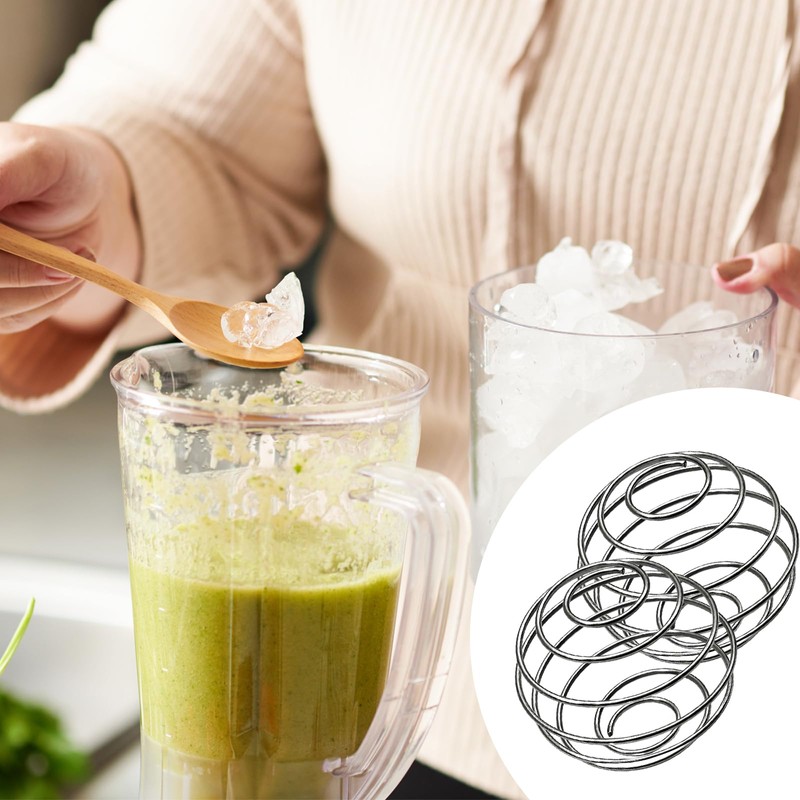 Bliceon 2 Pcs Stainless Steel Mixer Balls for Protein Shakers