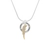 Delight Jewelry Goldtone Large Clear Crystal Lightning Bolt - Rub