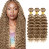 50g 1LX #22 Deep Wave Hair Extensions 28 30 32