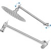 NearMoon Adjustable Shower Arm Universal Connection, Extension Arm, Adjust Angle