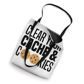 Clear Your Cache & Cookies Funny IT Computer Geek Tech Nerd Tote Bag