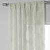 HPD Half Price Drapes Patterned Linen Sheer Curtains For Living