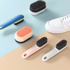 Multi-purpose Bathroom Floor Cleaning Brush - Corner Square Scrubber ur54 Yellow 6ea