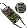 Gativs Tool Roll Bag Canvas Wrench Tool Bag Tool Roll