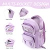 LANSHIYA Girls Rolling Backpack Elementary School Bag with Wheels, Trolley
