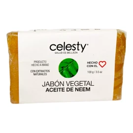 Celesty Kit 20 Pzs Jabón Vegetal Aceite De Neem Acne Manchas 100g