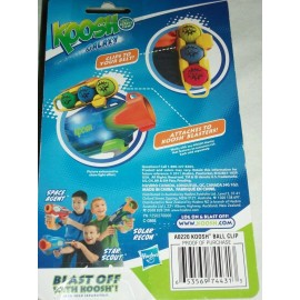 Koosh Galaxy Ball Clip Belt Blaster 3 Balls Hasbro Accessory Game Toy
