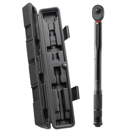 Shewtme Torque Wrench 3/8 inch Drive, 19-110 Nm Range, Reversible Ratchet Head Torque Wrenches with Dual Range Scales, for Bicycle, Motorcycle, Car,Maintenance (Black, 19-110Nm)