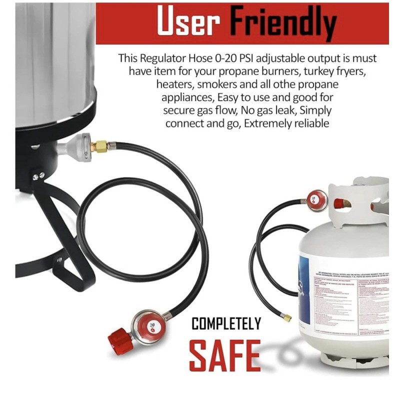 For BBQ Pro, For Charbroil, For Weber 4FT High Pressure