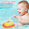 Baby Bath Thermometer Fun Cartoon Flying Disc Waterproof Safety 10℃‑50°C
